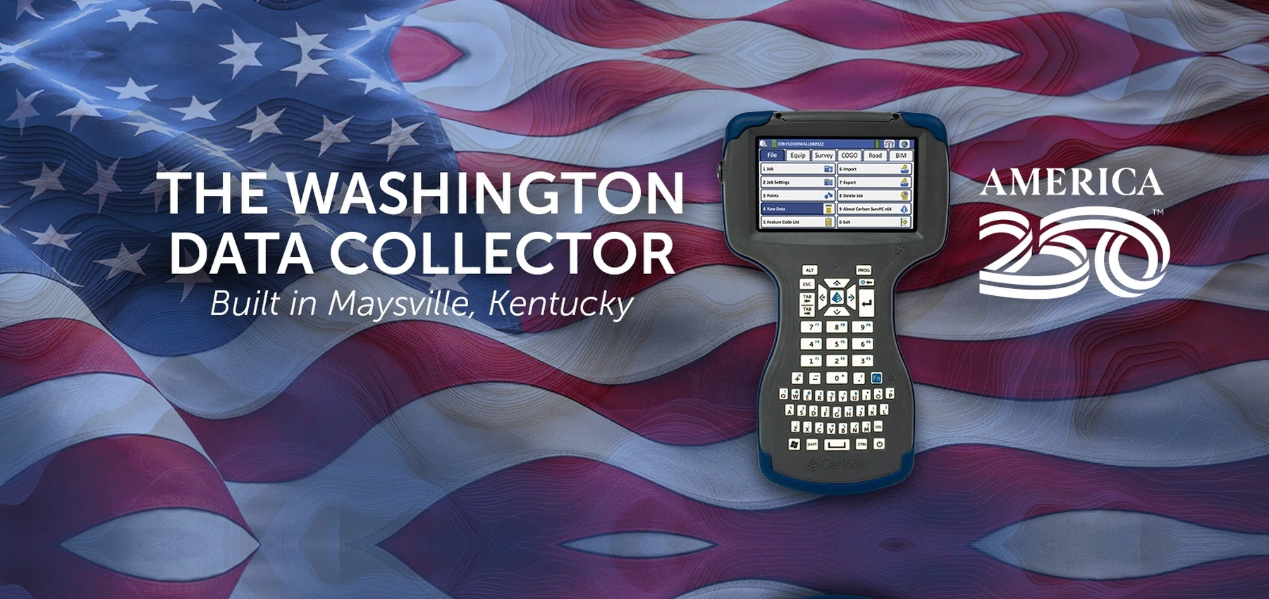 Introducing the Carlson Washington Data Collector.
